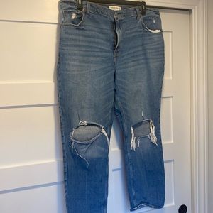 Abercrombie & Fitch Ultra High Rise Straight Jeans 35/20L